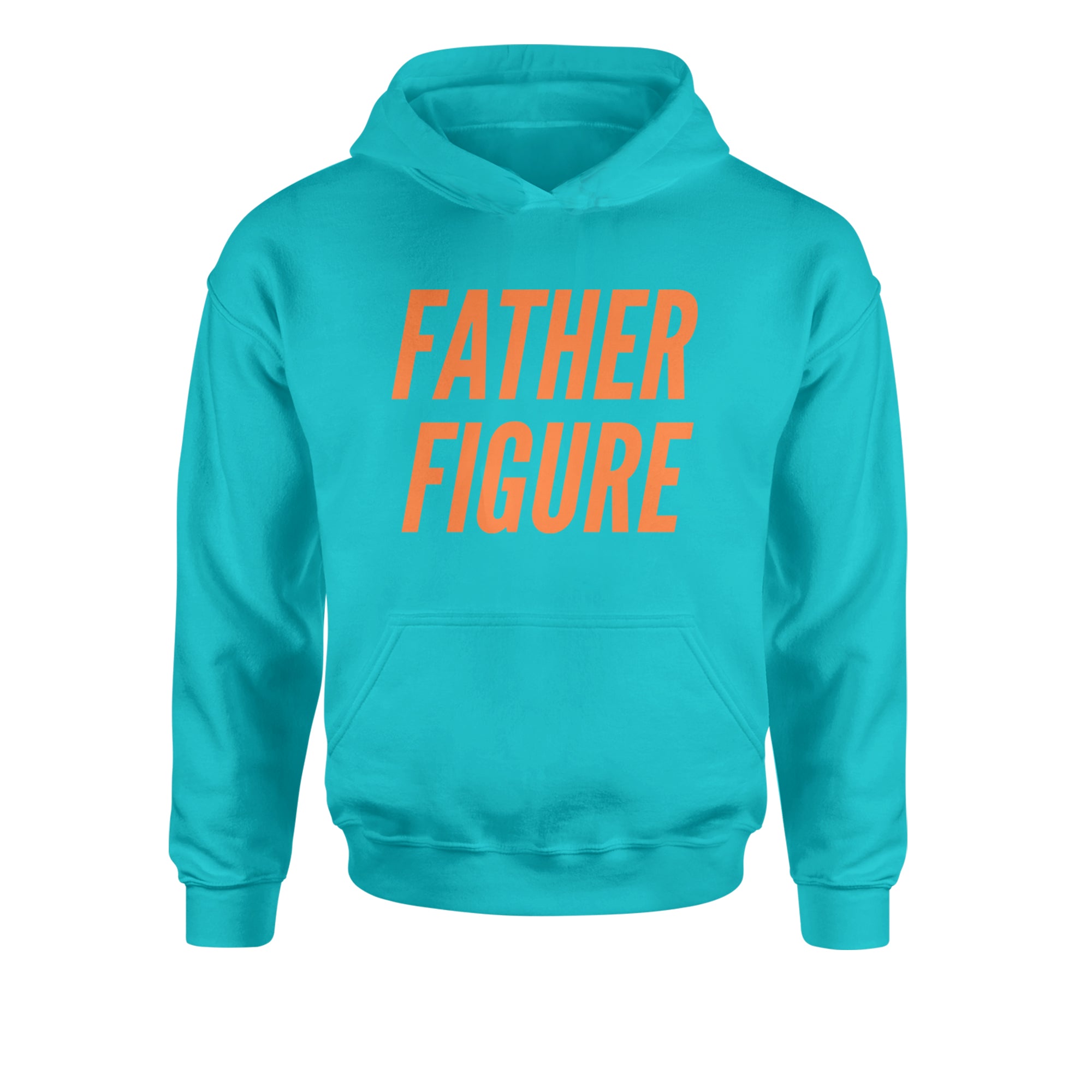 Father Figure Youth-Sized Hoodie Teal
