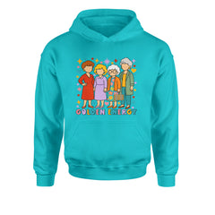 Golden Forever Golden Girls Youth-Sized Hoodie Teal