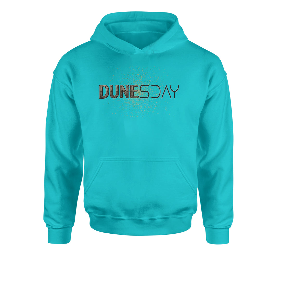 DunesDay Desert Apocolypse Youth-Sized Hoodie Teal