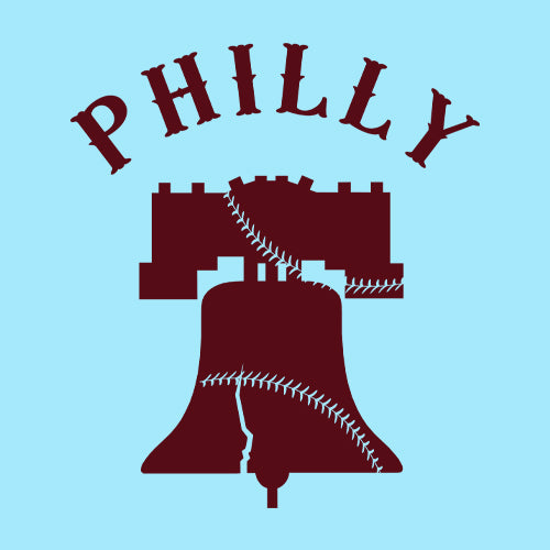 Philly Cracked Liberty Bell Men's T-shirt