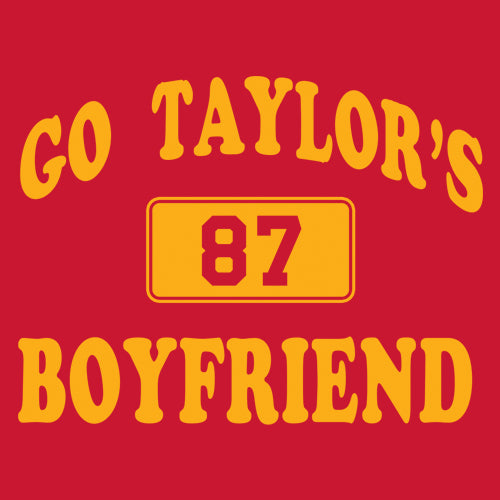 Go Taylor's Boyfriend Kansas City Mens T-shirt