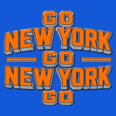 Go New York Go Basketball Mens T-shirt