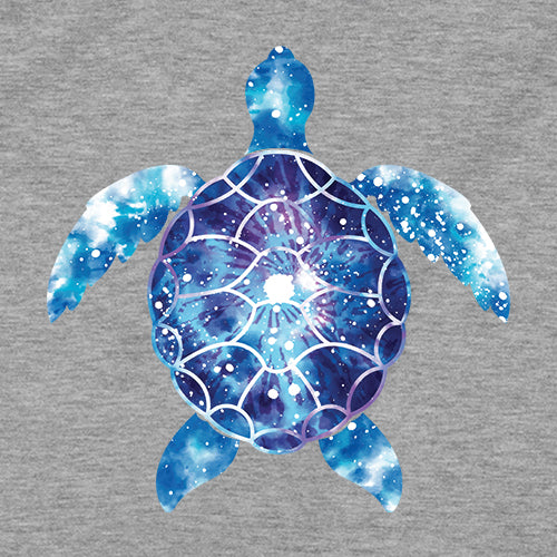 Ocean Aura Tie-Dye Sea Turtle Mens T-shirt