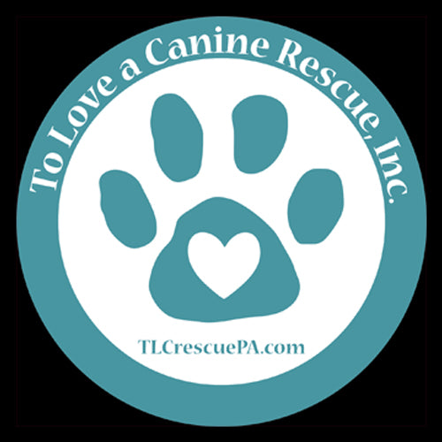 TLC To Love a Canine Dog Rescue Teal Mens T-shirt 