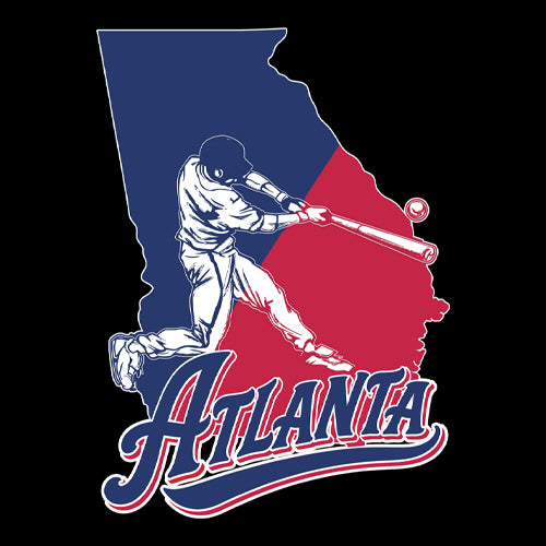 Atlanta Georgia Batter Up Mens T-shirt
