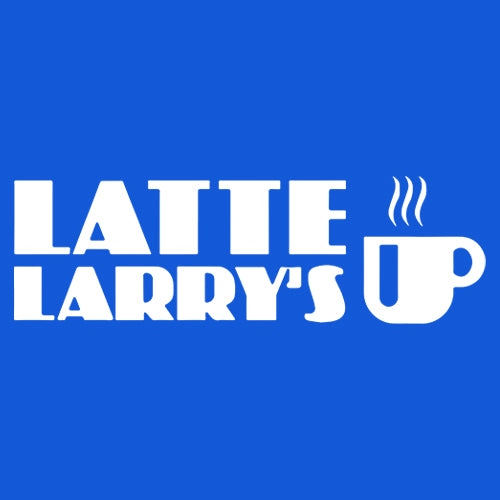 Latte Larry's Enthusiastic Coffee Mens T-shirt 