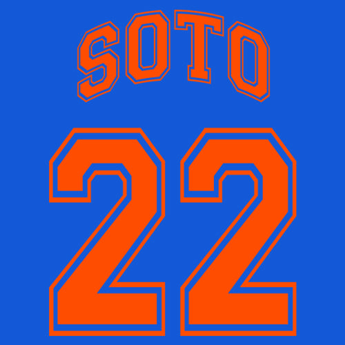 Soto Number 22  Mens T-shirt