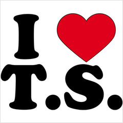 I Heart T.S. Concert Music Lover  Mens T-shirt 