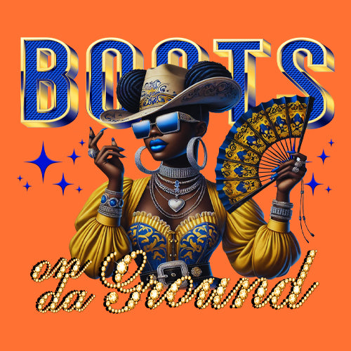 Boots On Da Ground Folding Fan Men&