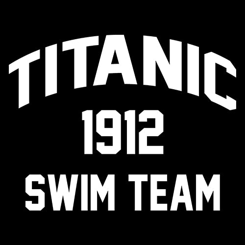 Titanic Swim Team 1912 Funny Cruise Mens T-shirt 