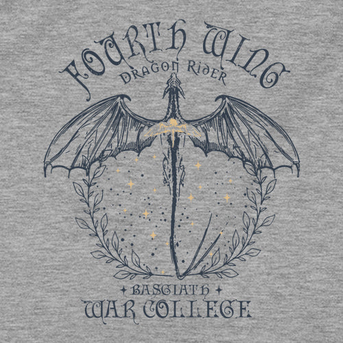 Fourth Wing Dragon Rider Vintage Basgiath War College Mens T-shirt 