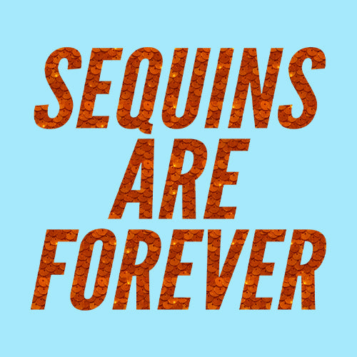 Sequins Are Forever Retro Glam Mens T-shirt