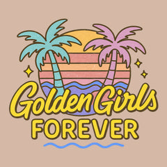 Golden Girls Forever Retro Sunset Mens T-shirt