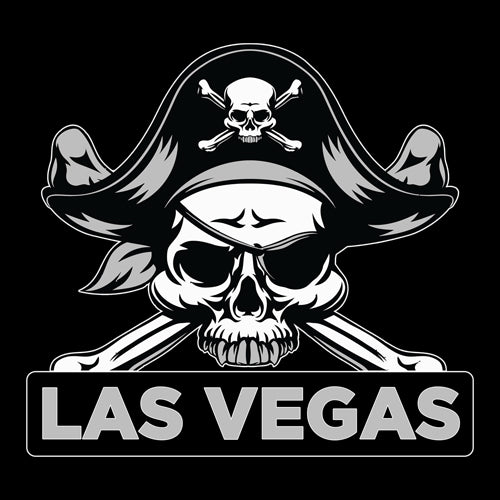 Raider Skull Straight Outta Las Vegas Mens T-shirt