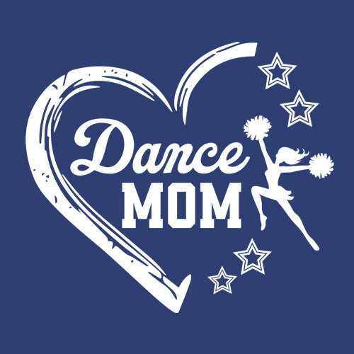 Heart Dance Mom Love Mens T-shirt 