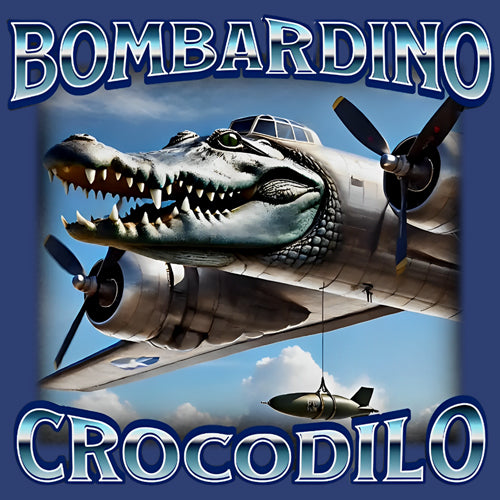 Bombardino Crocodilo Brainrot Men's T-shirt