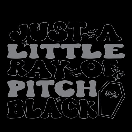 Just A Little Ray of Pitch Black Mens T-shirt