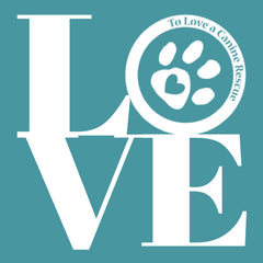 TLC LOVE Dog Rescue Mens T-shirt