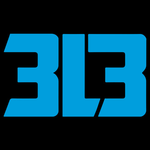 3L3 From The 313 Detroit Football Mens T-shirt