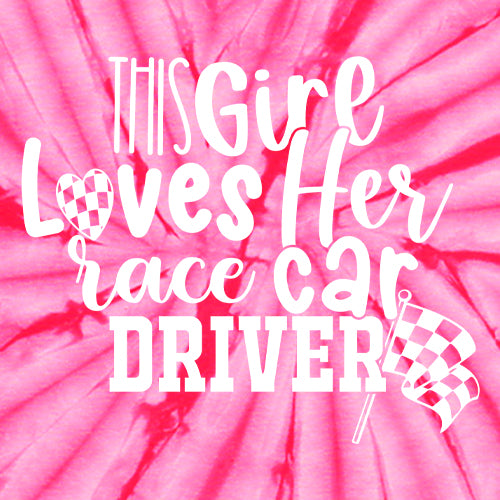 This Girl Loves Her Racecar Driver Mens T-shirt 