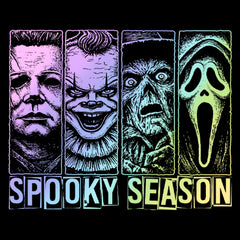 Spooky Season Horror Icons Halloween Mens T-shirt