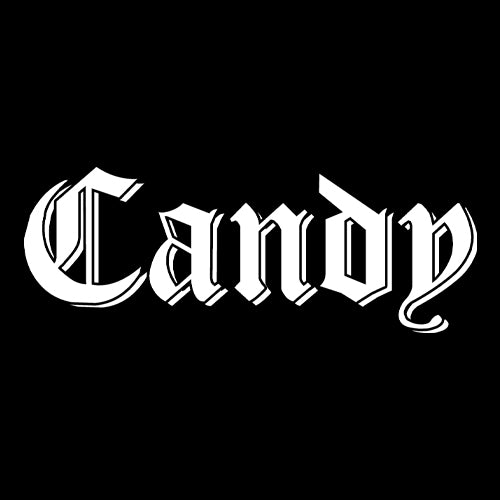 Candy Gothic Lettering Mens T-shirt 