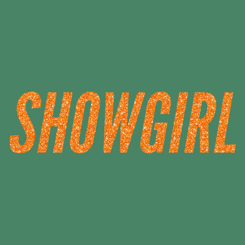 Showgirl Orange Glitter Mens T-shirt