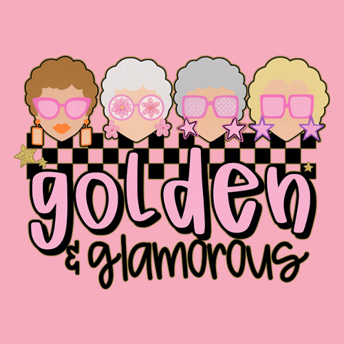 Golden And Glamorous Golden Girls Men's T-shirt