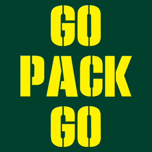 Go Pack Go Green Bay Mens T-shirt