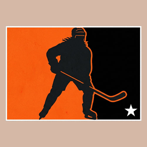 Hockey Enforcer Retro Vintage Mens T-shirt