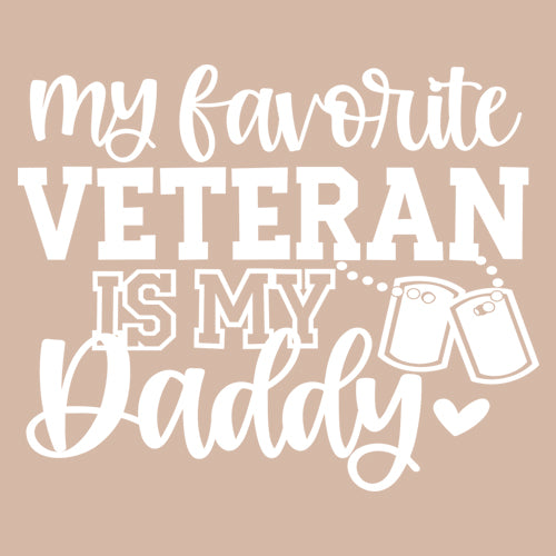 My Favorite Veteran Is My Daddy Mens T-shirt 