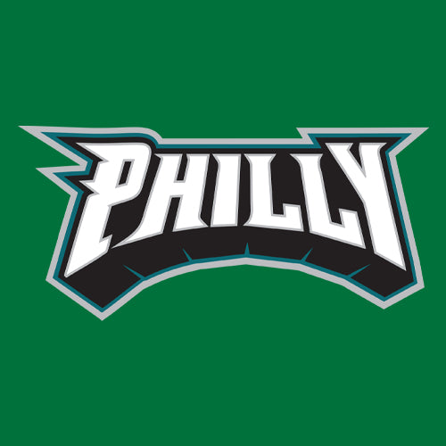 Philly Bold Block Throwback Mens T-shirt