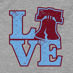 Love Philly Liberty Bell Mens T-shirt