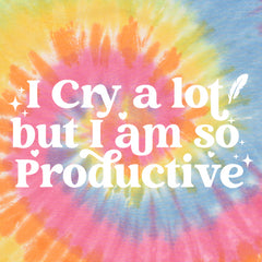 I Cry A Lot But I am So Productive TTPD Mens T-shirt 