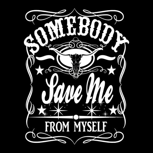 Somebody Save Me From Myself Son Of A Sinner Mens T-shirt 