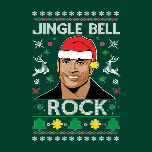 Jingle Bell Rock Ugly Christmas Mens T-shirt 