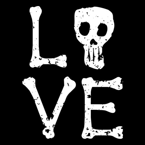 Love Skeleton Bones Mens T-shirt 