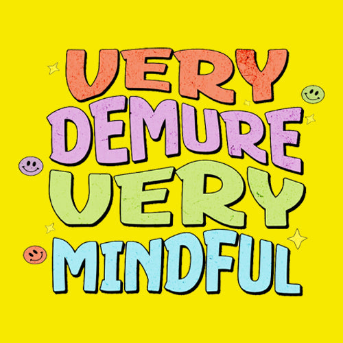 Very Demure, Very Mindful Mens T-shirt