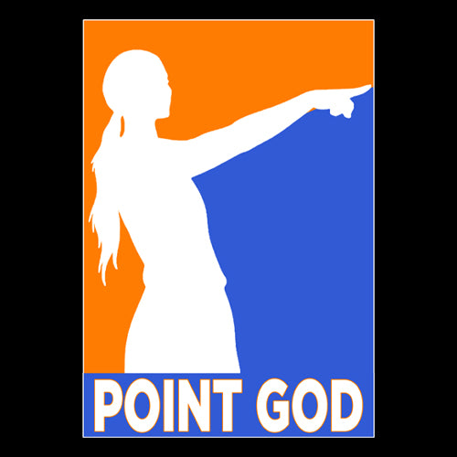 Point God Cunningham Basketball Pointing Meme  Mens T-shirt