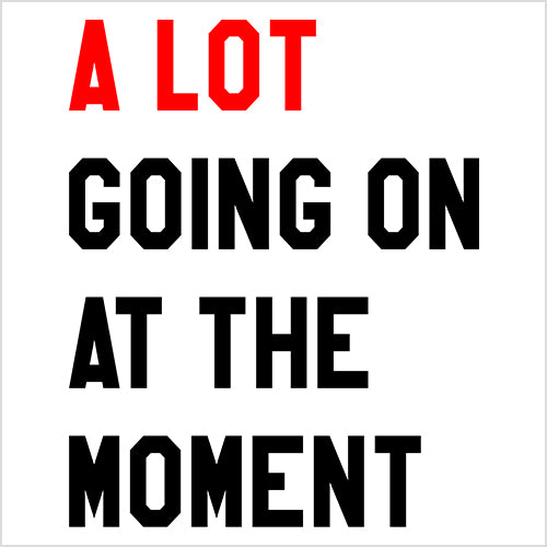 A Lot Going On At The Moment New TTPD Poet Department Mens T-shirt 