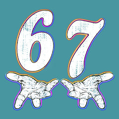 67 Hands Meme Viral Drill Mens T-shirt