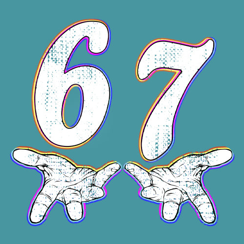 67 Hands Meme Viral Drill Mens T-shirt