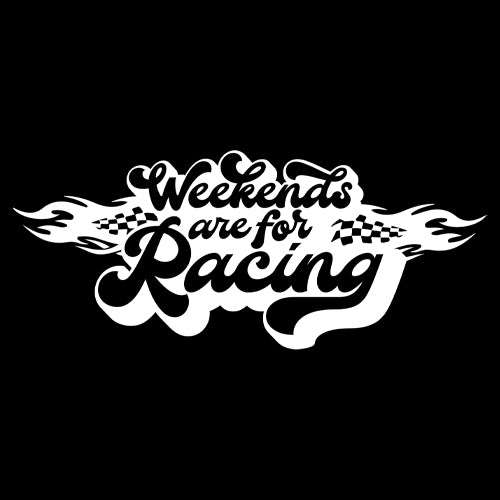 Weekends Are For Racing Mens T-shirt 