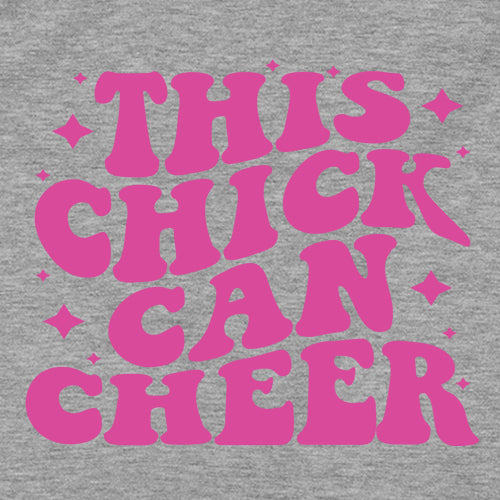 This Chick Can Cheer Mens T-shirt