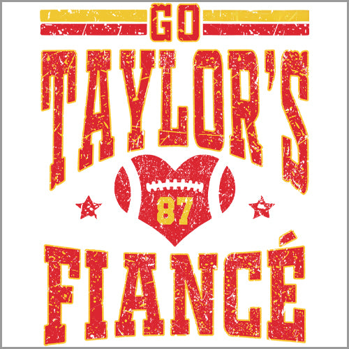 Go Taylor's Fiancé Engagement Game Day Mens T-shirt