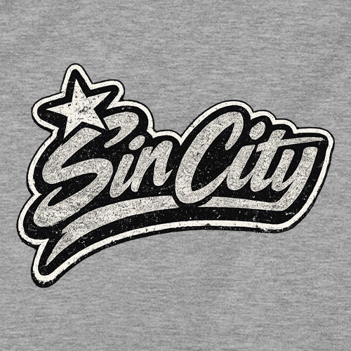 Sin City Vegas Retro Vintage Mens T-shirt