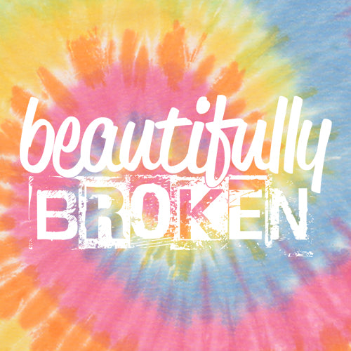 Beautifully Broken Music Mens T-shirt