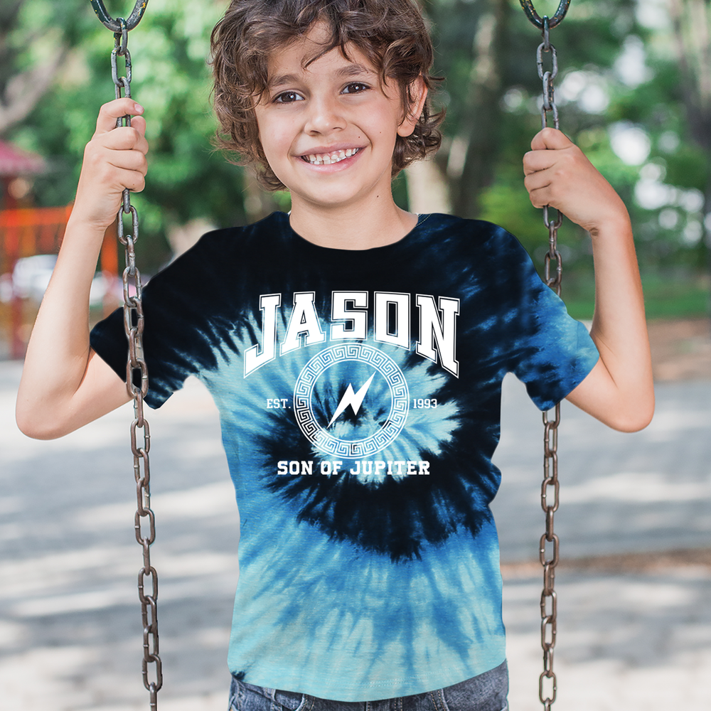 Jason Son of Jupiter Storm Bringer Mens T-shirt 