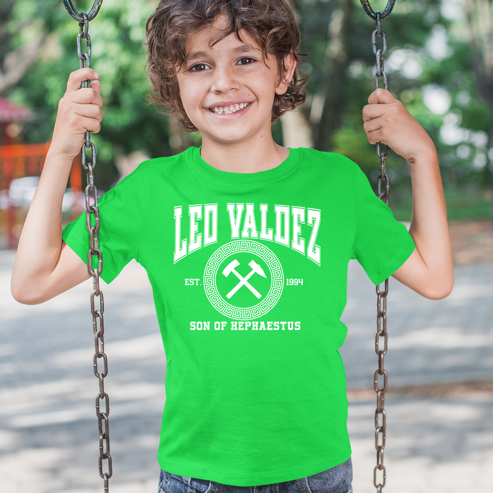 Leo Valdez Son of Hephaestus Forge Master Mens T-shirt Black