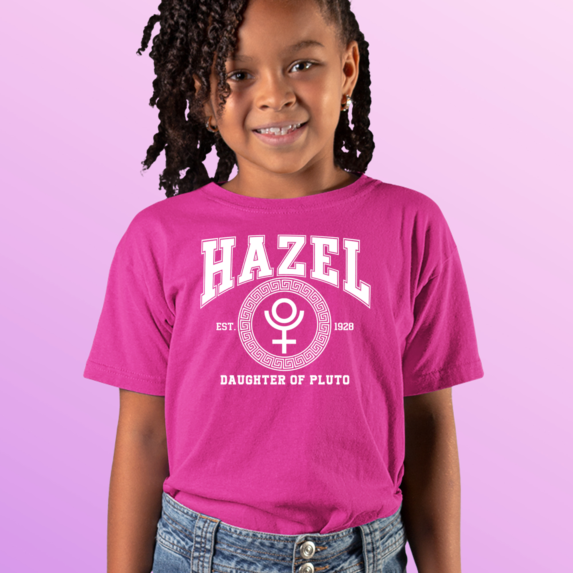 Hazel Daughter of Pluto Roman Gold Mens T-shirt Black